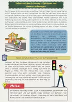 Vorschau - Arbeitsblätter - Sicher auf dem Schulweg: Gefahren und Herausforderungen - Seite 1