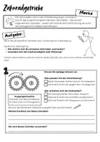 Vorschau - Arbeitsblätter - Zahnrad - Versuche - Arbeitsblatt - Seite 1