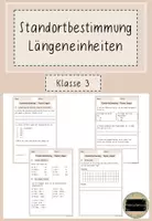Vorschau - Test - Standortbestimmung Klasse 3 Längen - Deckblatt