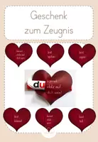 Vorschau - Anderer Materialtyp - Geschenk zum Zeugnis / Du-Botschaften (Schokoriegel) - Deckblatt