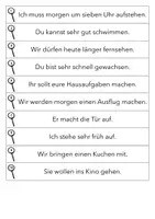 Vorschau - Arbeitsblätter - Satzglieder - Mehrteilige Prädikate - Seite 3