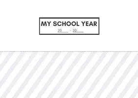 Vorschau - Arbeitsblätter - End of Year Flipbook (7 pages - self profile, class schedule, memory map) - Seite 2