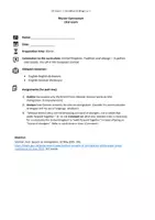 Vorschau - Klassenarbeiten - UK exam: Starmers immigration speech - inkl. EWH, listening, 3 Versionen - Seite 1