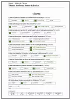 Vorschau - Interaktives Material - Multiple-Choice-Quiz: Sommer, Sonne & Ferien (mit Lösung) - Seite 1