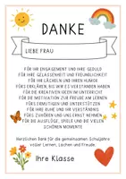 Vorschau - Arbeitsblätter - Lehrer Erinnerungsbuch als Geschenk zum Abschied von der Klasse - Seite 1