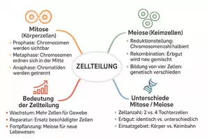 Vorschau - Arbeitsblätter - Arbeitsblätter "Zellteilung" + interaktive Lösung & MP3 + Mindmap - Seite 3