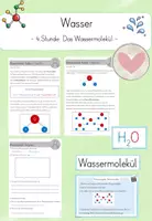 Vorschau - Stundenentwürfe - Wasser: 4.Stunde - Das Wassermolekül - Deckblatt
