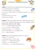 Vorschau - Arbeitsblätter - Pronomen - Possessivpronomen - Seite 3
