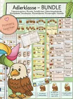 Vorschau - Poster - BUNDLE: Adlerklasse/ Klassentier Adler - Classroom Management - Deckblatt