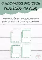 Vista previa - Para docentes: organización, planificación y formación - Cuaderno del profesor cactus 25/26 (cast-cat-gall-eusk-ing) - página 3