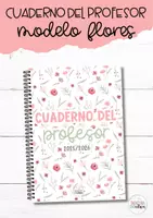 Vista previa - Para docentes: organización, planificación y formación - Cuaderno del profesor flores 25/26 (cast-cat-gall-eusk-ing) - Portada