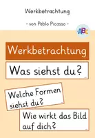 Vorschau - Präsentationen/Tafelbilder - Werkbetrachtung : Pablo Picasso - Deckblatt