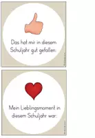 Vorschau - Fördermaterial/Inklusion - Schuljahr reflektieren - Impulskärtchen zum Schuljahresabschluss - Seite 2