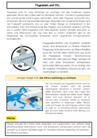 Vorschau - Arbeitsblätter - Flugreisen und CO₂ – Umweltfolgen, Alternativen & Kompensation - Seite 1