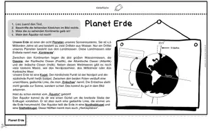 Vorschau - Unterrichtsreihen - Lernheft "Kontinente und Ozeane" Sachunterricht Klasse 3, 4 - Seite 3