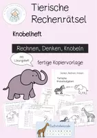 Vorschau - Arbeitsblätter - Matherätsel aus dem Zoo Rechen- und Denkaufgaben - Deckblatt