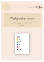 Vorschau - Poster - Wortspeicher Farben - Deckblatt