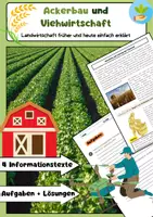 Vorschau - Arbeitsblätter - Ackerbau und Viehwirtschaft: Landwirtschaft - Deckblatt