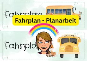 Vorschau - Anderer Materialtyp - Fahrplan - Planarbeit - Deckblatt