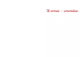 anteprima - Materiale di supporto/inclusione - Libretto: I generi letterari (II parte) - Pagina 1