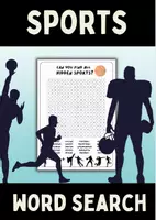 Vorschau - Arbeitsblätter - Sports - Words Serach (4 Versionen) + QUiZ - Deckblatt