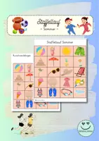 Vorschau - Spiele - Staffellauf - Thema Sommer - Deckblatt