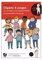 Vorschau - selbst erstellte Cliparts/Grafiken - Cliparts: 8 Jungs - Deckblatt
