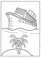 Vorschau - Mal- und Bastelvorlagen - Ausmalbilder Urlaub - Seite 2