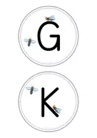 Vorschau - Spiele - auditive Differenzierung G - K (Fliegenklatschenspiel) - Seite 1