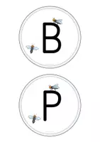 Vorschau - Spiele - auditive Differenzierung B - P (Fliegenklatschenspiel) - Seite 1