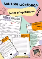 Vorschau - Stundenentwürfe - Writing Workshop - Letter of application (Bewerbung) PAKET - Deckblatt