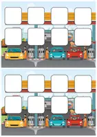Vista previa - Tarjetas / Manipulativos - Transports Shopping List Game (English/ Inglés) - página 2