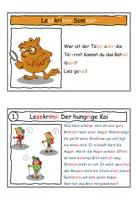 Vorschau - Aufgabenkarten - Lesekrimis Sommer - Lesemotivation - Genaues Lesen - Seite 2