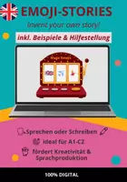 Vorschau - Spiele - Creative Writing in English - Emoji Stories für jeden Jahrgang! - Deckblatt