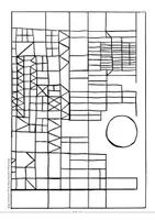 Vorschau - Mal- und Bastelvorlagen - Malvorlage Burg und Sonne von Paul Klee + Spielidee - Seite 2