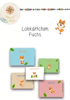 Vorschau - Spiele - Lobkärtchen Fuchs 🦊 - Deckblatt
