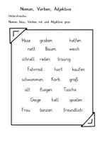 Vorschau - Arbeitsblätter - Adjektive 5 Arbeitsblätter - Seite 2