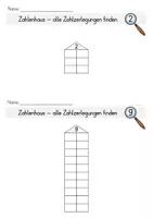 Vorschau - Arbeitsblätter - Bundle - Zahlzerlegungen - Seite 3