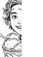 Vorschau - Arbeitsblätter - Gesicht Portrait zum Ergänzen und Ausmalbild Sommer - Seite 2