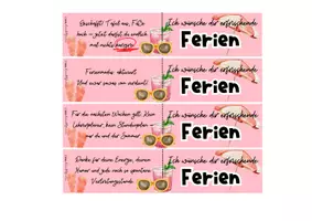 Vorschau - Mal- und Bastelvorlagen - Feriengruß Sommerferien | Kollegen | Lehrerkollegen - Seite 3