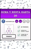 Vista previa - Juegos / Gamificación - Trimino | Suma y resta hasta 20 | Actividad Matemática - Portada