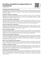 Vorschau - Arbeitsblätter - Der Einfluss topografischer Gegebenheiten auf Verkehrswege (Infotext und Übungen) - Deckblatt