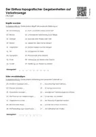Vorschau - Arbeitsblätter - Der Einfluss topografischer Gegebenheiten auf Verkehrswege (Infotext und Übungen) - Seite 1