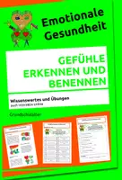 Vorschau - Arbeitsblätter - Gefühle erkennen und benennen - Infotext und Aufgaben - Deckblatt