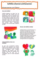 Vorschau - Arbeitsblätter - Gefühle erkennen und benennen - Infotext und Aufgaben - Seite 3