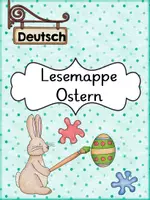 Vorschau - Stationenlernen - Lesemappe: Osterwörter - Seite 1