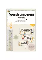 Vorschau - Poster - Tagestransparenz Giraffenklasse - Deckblatt
