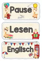 Vorschau - Poster - Tagestransparenz Giraffenklasse - Seite 1