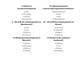 Vorschau - Stationenlernen - Karten- Quiz-Österreich - Deckblatt