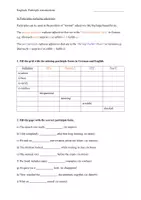 Vorschau - Arbeitsblätter - GL 5/6 Participle constructions Grammatik + Übungen - Seite 2